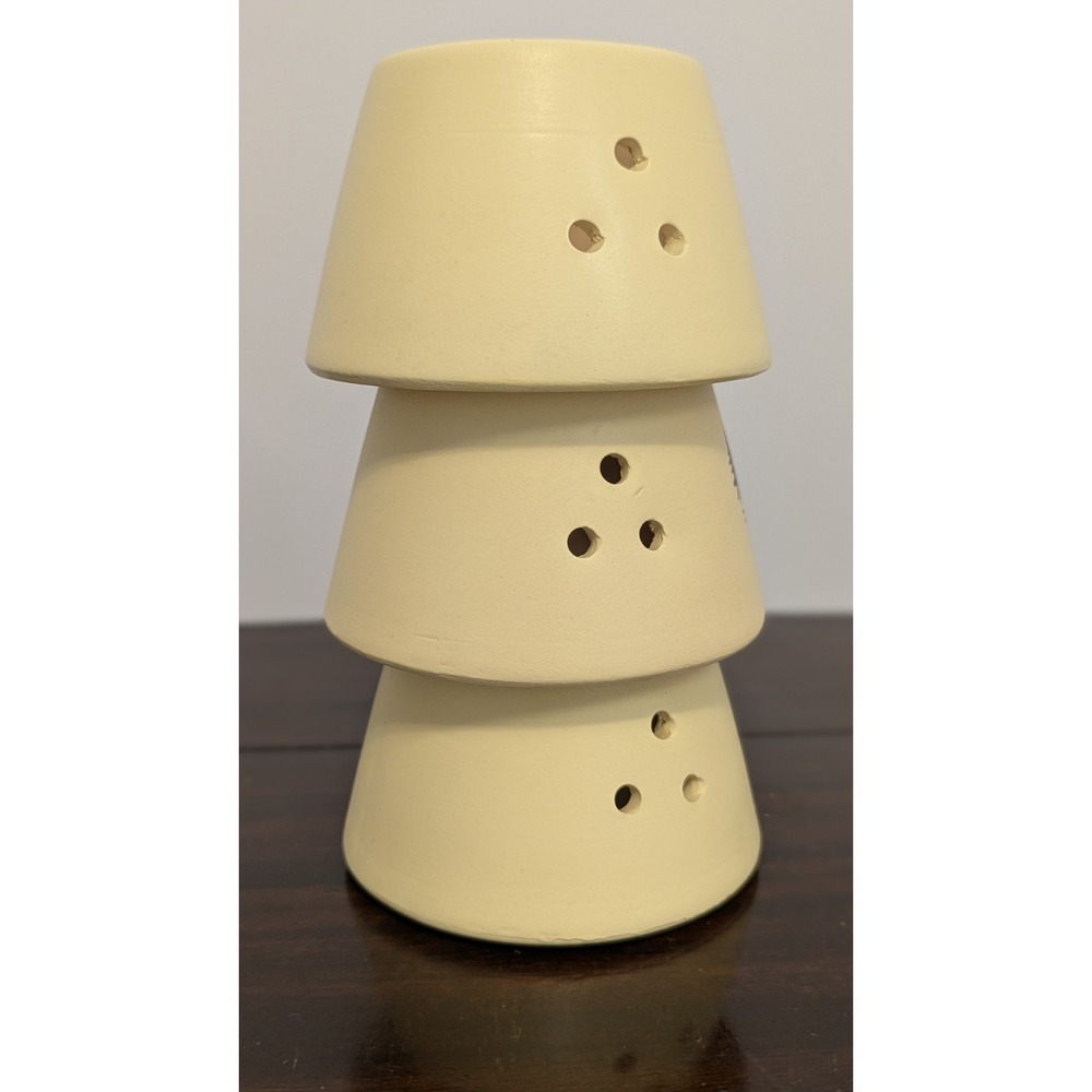 Set‎ of 3 Rooster Ceramic Candle Shades Farmhouse Country Votive Tealight Covers - Picture 7 of 11